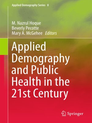 cover image of Applied Demography and Public Health in the 21st Century
